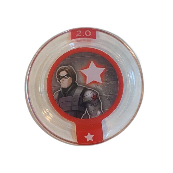 Marvel Team-Up Winter Soldier Power Disc - Disney Infinity - Tested & Works - Picture 1 of 2